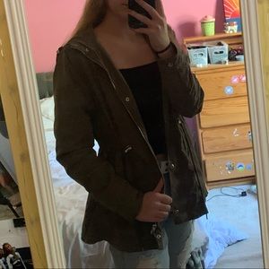 army green jacket